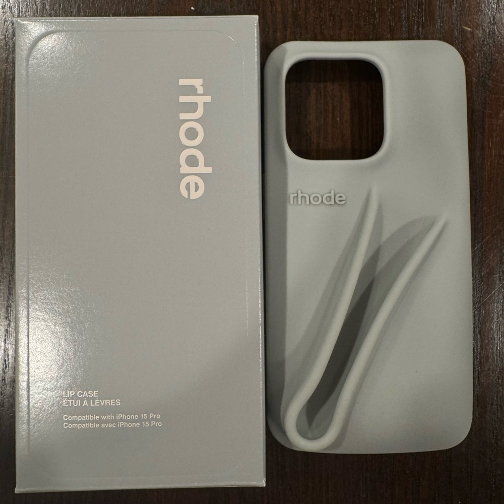 Rhode iphone 15 pro case (Gray)